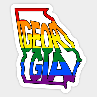 Georgia Pride Sticker